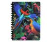 Zoološka bilježnica sa spiralom 3D Parrot Pandemonia