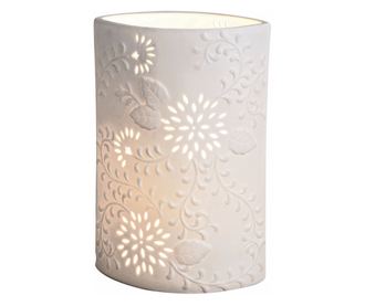 Lampa de masa ovala din portelan, 28 cm