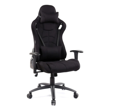 Scaun Gaming Arka Chairs B147 Hercules textil negru pentru profesionisti