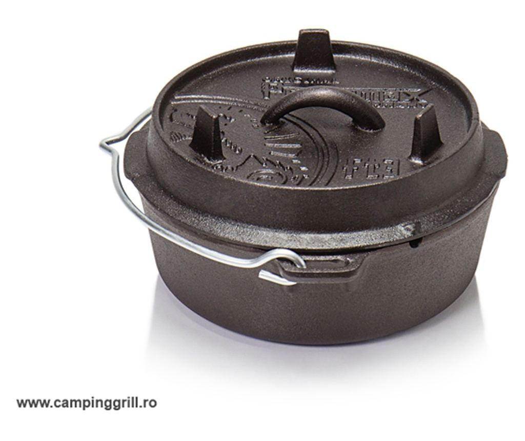 Ceaun fonta plat Petromax 2 litri