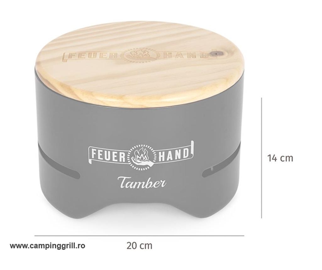 Gratar de masa Feuerhand Tamber Negru - 6