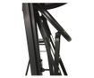 Masa rotunda din metal cu 4 scaune, pliabile, rabatabila, vintage, set de gradina, terasa, Bistro de Paris, D 77 cm, H 103 cm, n