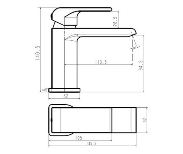 Кухненска мивка EcoSink София, С включен смесител Novaservis Nobless Sharp, 48х43см, За вграждане, Полирана алпака, Сифон