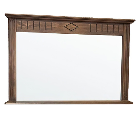 Oglinda Adele cu rama din Lemn Masiv, maro 110 x 5 x 70 cm