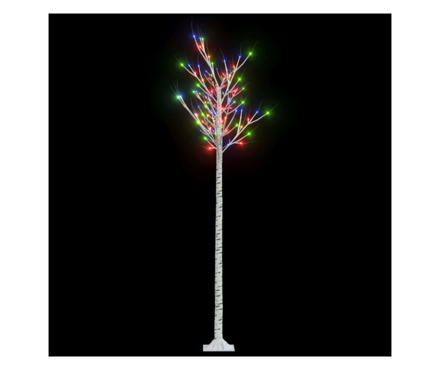 Božićno drvce s 200 LED žarulja 2,2m raznobojno s izgledom vrbe