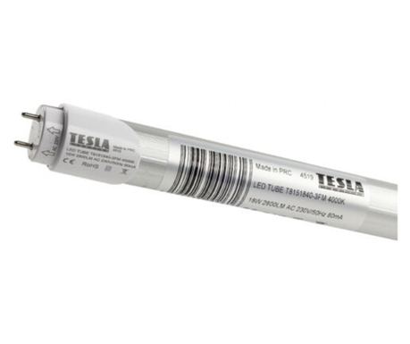Tesla - LED csőizzó, SMD, T8, G13, 1500mm, 18W, 230V, 2880lm, 5000K, matt
