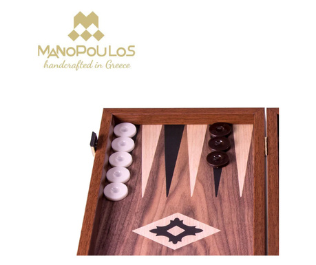 Табла за игра Manopoulos, орех реплика, 53x48 см