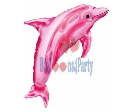 Balon folie Delfin roz 56 x 85cm