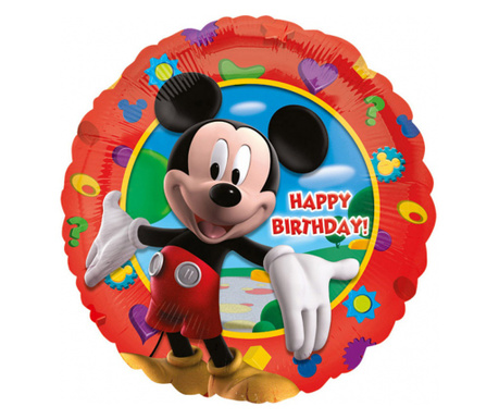 Balon folie Mickey Mouse Happy Birthday 43cm 0080518140559