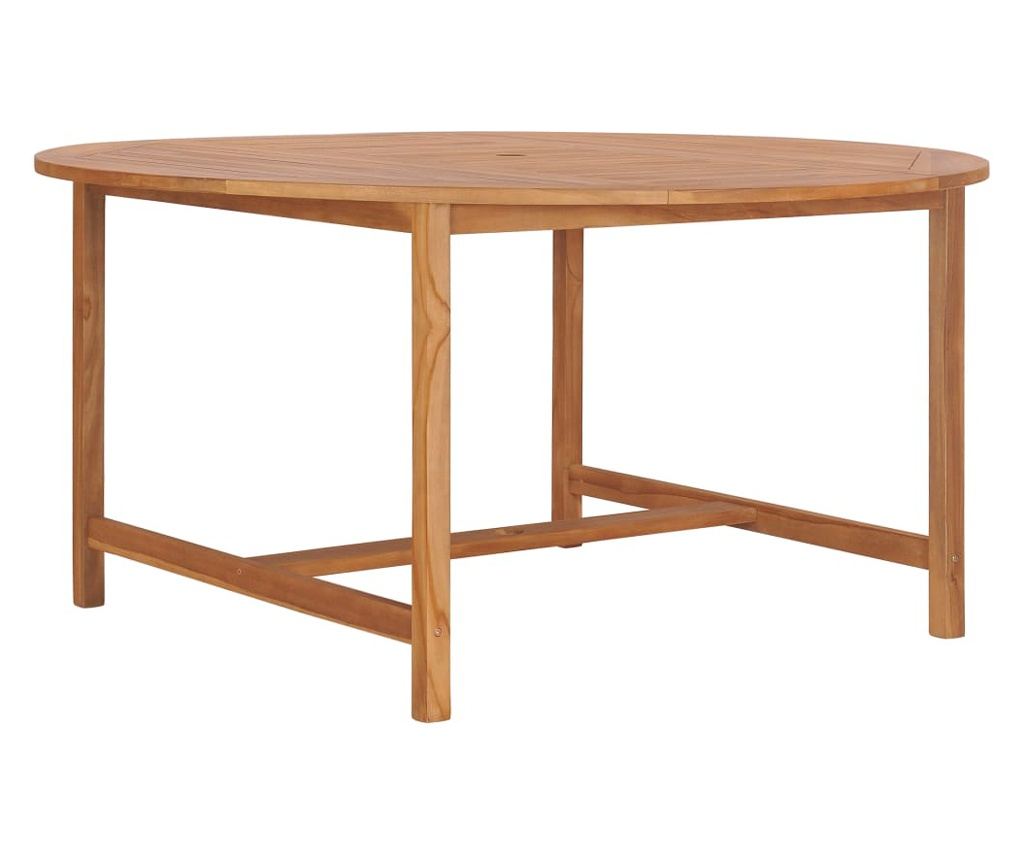 Vrtni stol 150 x 76 cm od masivne tikovine - 4