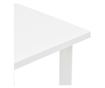 Masă de grădină, alb, 80 x 75 x 72 cm, plastic