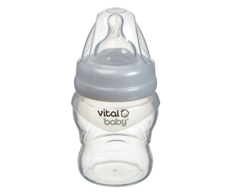 Biberon din silicon Anti-Colic 150 ml. 0+ Vital Baby