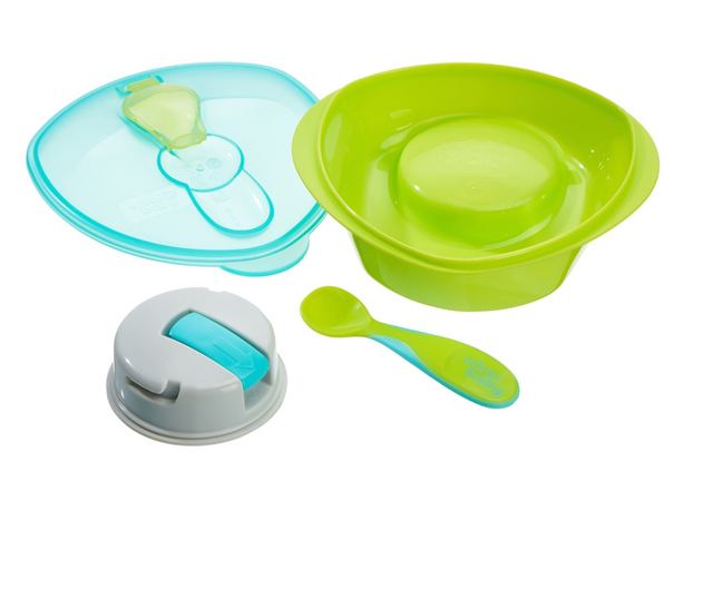 Bol de hrănire cu vid verde Vital Baby