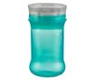 Cana rezistenta la varsare cu margine din silicon moale pentru a bea la 360° Green Vital Baby