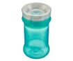 Cana rezistenta la varsare cu margine din silicon moale pentru a bea la 360° Green Vital Baby