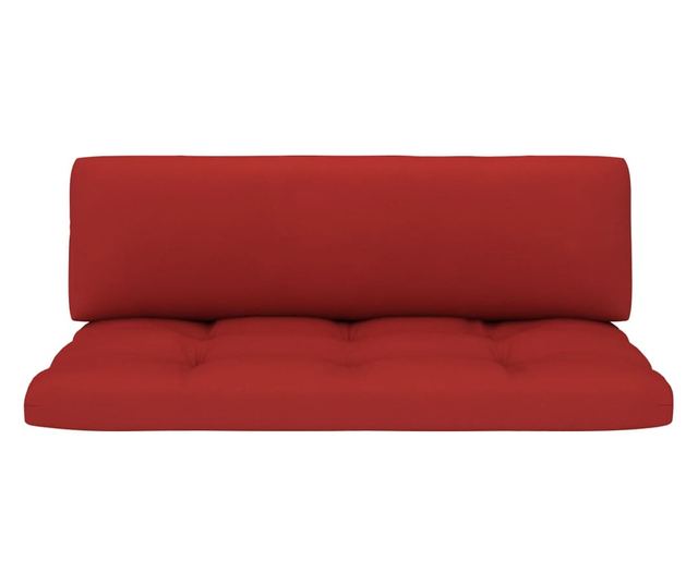 Canapea de mijloc din paleți de grădină, gri, lemn pin tratat