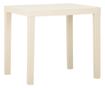 Masa de gradina, alb, 79x65x72 cm, plastic