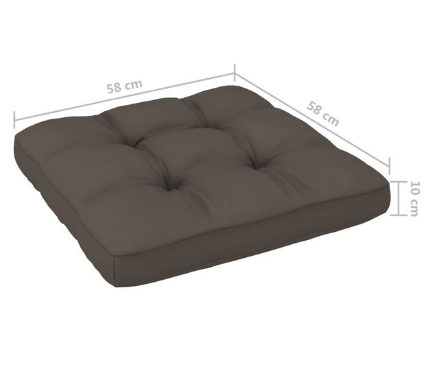 Tabureti od vrtnih paleta, smeđa boja, tretirano drvo bora