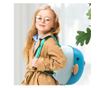 Jucarie de rol, trusa de doctor 4 in1 tip rucsac, geanta si birou "Balena Minunata", 39 accesorii incluse, portabil, bleu