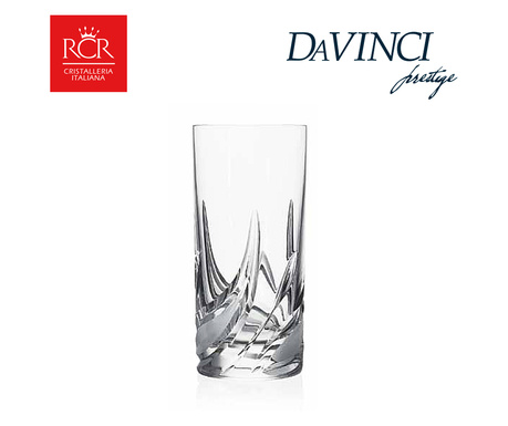 Комплект чаши за вода/безалкохолно RCR DaVinci Prestige Cetona, Kристални, HoReCa, 2 броя, ХоРеКа