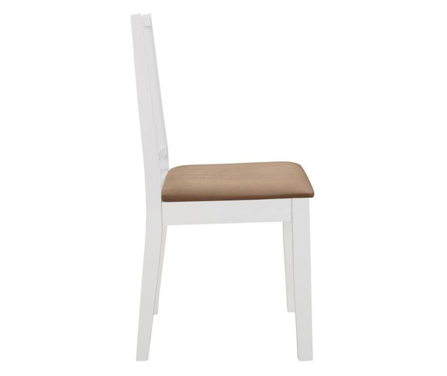 Kuhinjski blagovaonski set, 5 komada, bijeli, MDF