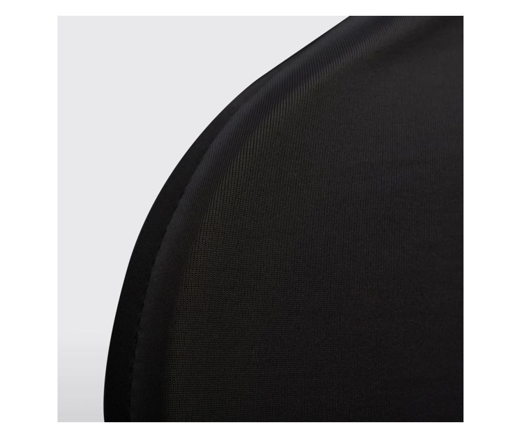 Husă de scaun elastică, 6 buc., negru - 7