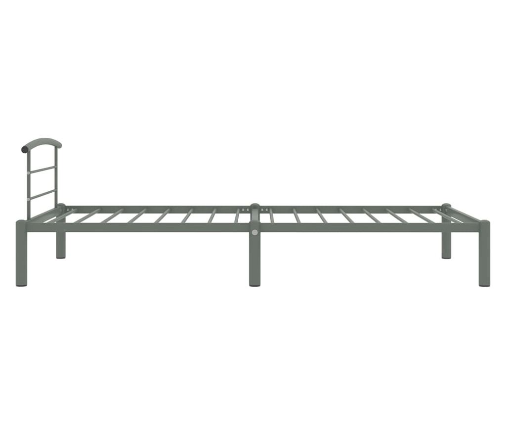 Okvir za krevet sivi metalni 90 x 200 cm - 13