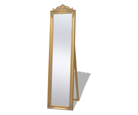 Prostostoječe ogledalo baročni stil 160x40 cm zlato