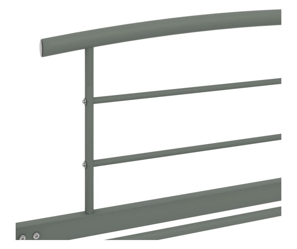 Okvir za krevet sivi metalni 90 x 200 cm - 17