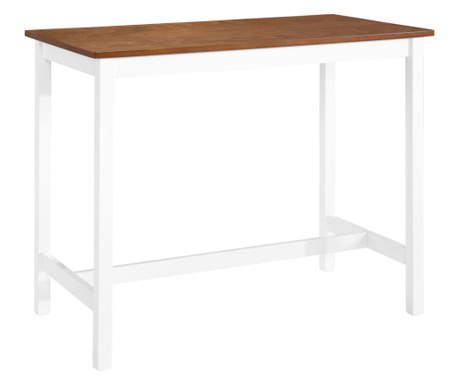 Barska miza iz trdnega lesa 108x60x91 cm