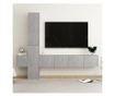 Set TV komoda, 5 kom., siva beton, PAL