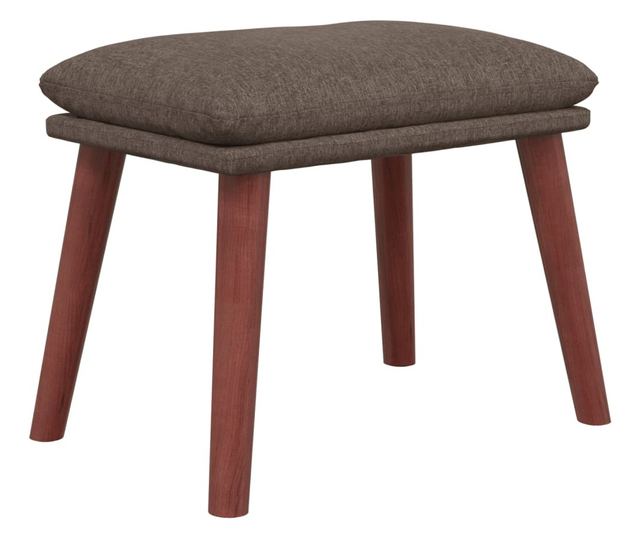 Stolček za noge taupe 45x29,5x35 cm blago