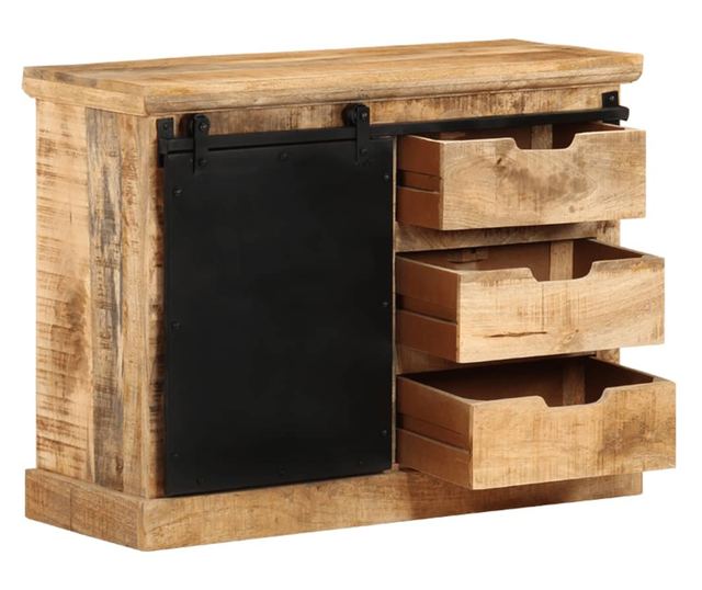 Služavka, 80 x 30 x 60 cm, masivno drvo manga