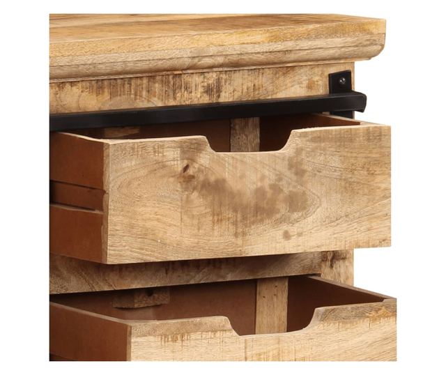 Služavka, 80 x 30 x 60 cm, masivno drvo manga