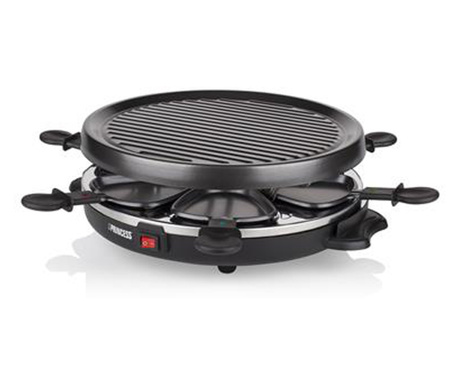 Gratar Raclette Grill Party Princess 162725, 800 W, 6 persoane