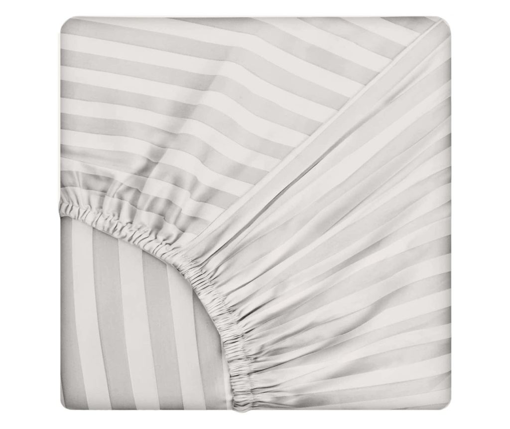 Комплект спално бельо за единично легло с долен чаршаф и правоъгълна калъфка, елегантност, дамаска Софи 1 x еластичен чаршаф - 2