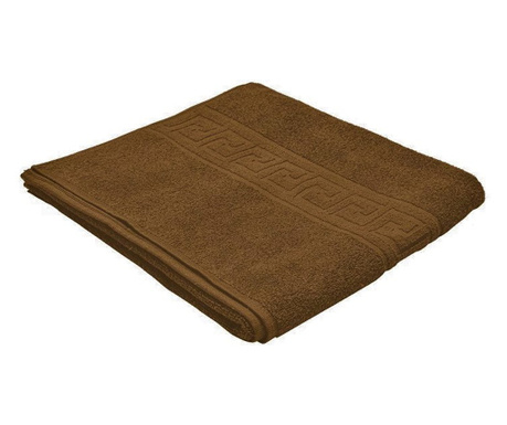 Кърпа за лице 550 гр./м2 100% памук, двойна нишка, Мека, Кафява, 50/90 см Sofi