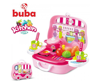 Малка детска кухня buba kitchen cook, 008-915, Розова