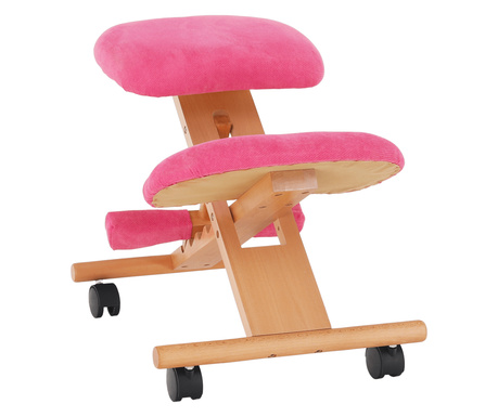 KOND Scaun ergonomic pentru genunchi, lemn roz/fag, GROCO