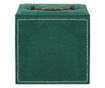 Кутия за бижута, велур, зелена, 12x12x12 см, Springos