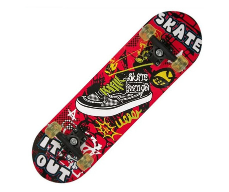 Skateboard RedGrafitti, Multicolor, 71x20x8.5 cm