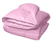 Pilota matlasata umpluta cu lana, pentru iarna, damasc roz, 140x210 cm Sofi 140 x 210