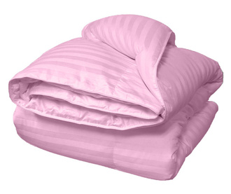 Pilota matlasata umpluta cu lana, pentru iarna, damasc roz, 180x210 cm Sofi 180 x 210