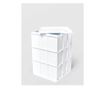 Mercaton® doboz fedővel HDPE műanyag sajttárolóhoz, fehér, 26 x 26 x 35 cm