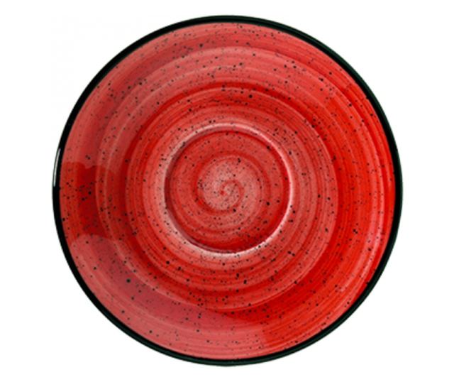 Премиум комплект чаша и чинийка от порцелан за кафе или капучино, Passion, 180 мл