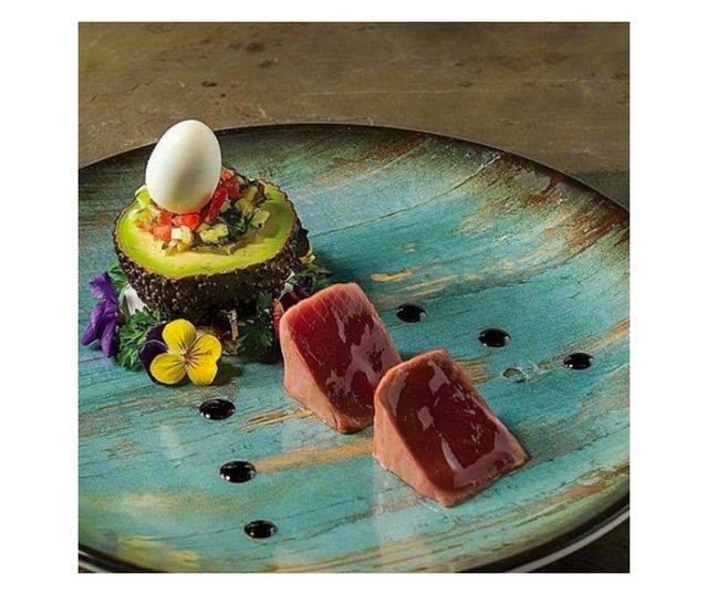 Премиум порцеланова чиния, Madera Mint, 17 см