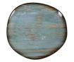 Премиум порцеланова асиметрична чиния, Madera Mint, 29x27.5 см