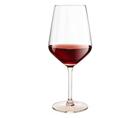 Set 6 pahare pentru vin rosu, Carre, 530 ml