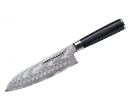 Cutit cu 67 straturi din otel, Damascus Santoku, 18 cm