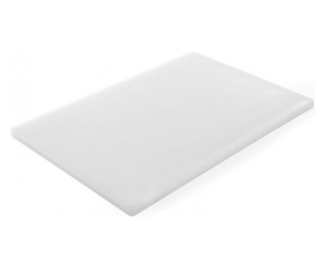 Tocator alb din polietilena HDPE 500 pentru lactate si paine, 45x30 cm